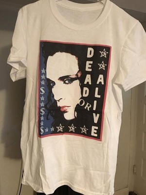 PETE BURNS Dead or Alive Band Shirt Short Sleeve White Unisex S-5XL E2261