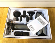 Piknow Enterprise 1 Percussion Massage Gun Rechargeable 4 Heads Grey/Black
