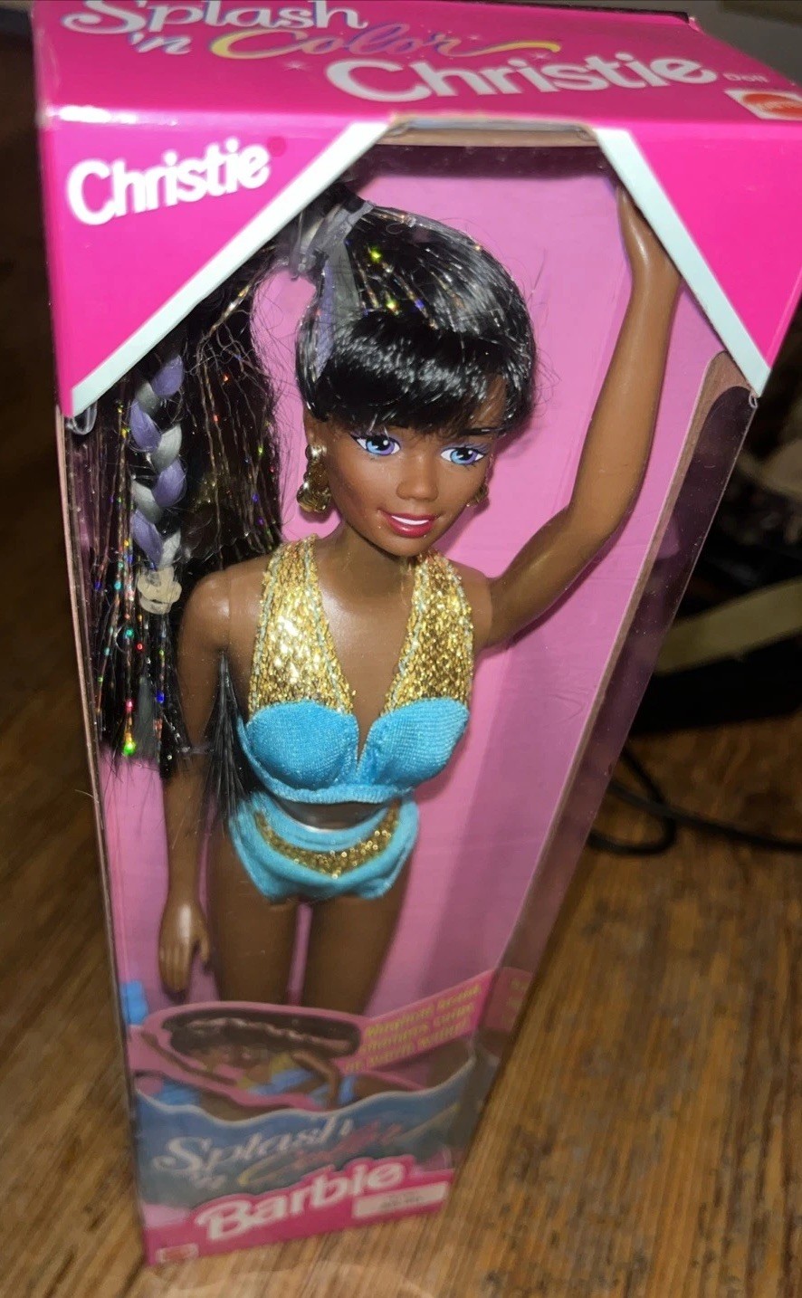 Mattel Barbie Christie African American Splash 'N Color Doll - FACTORY SEALED