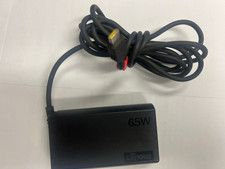 Genuine OEM Lenovo New Slim Round 65W USB C Type C Adapter Charger ADLX65YSCC3A