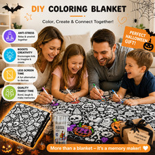 Interactive Coloring Blanket with Markers