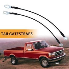 2X Rear Tailgate Cables Strap For Ford F-150 F-250 F-350 XL XLT 4.9L 5.0L 5.8L