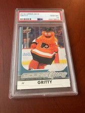 2018 Upper Deck Gritty Young Guns PSA 10 Flyers Mascot🏒🏒🏒