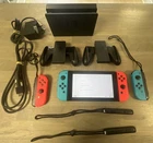 Nintendo Switch Neon Red and Blue - with Extras - Ref 51157-1-A