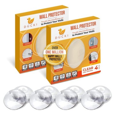 Ducki Door Stop Wall Protector | Self Adhesive Door Knob Wall Protectors from...