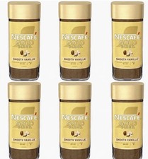 6 x Nescafe Gold Blend Smooth Vanilla - Instant Coffee Jars (95g) 