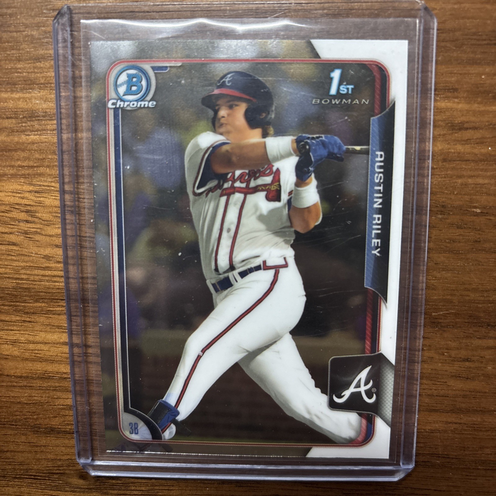 2015 Bowman Draft - Chrome Austin Riley #157 (RC)