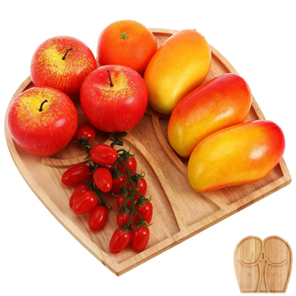 Thanksgiving Platter Food Wood Board Serving Trays for Entertaining Plate