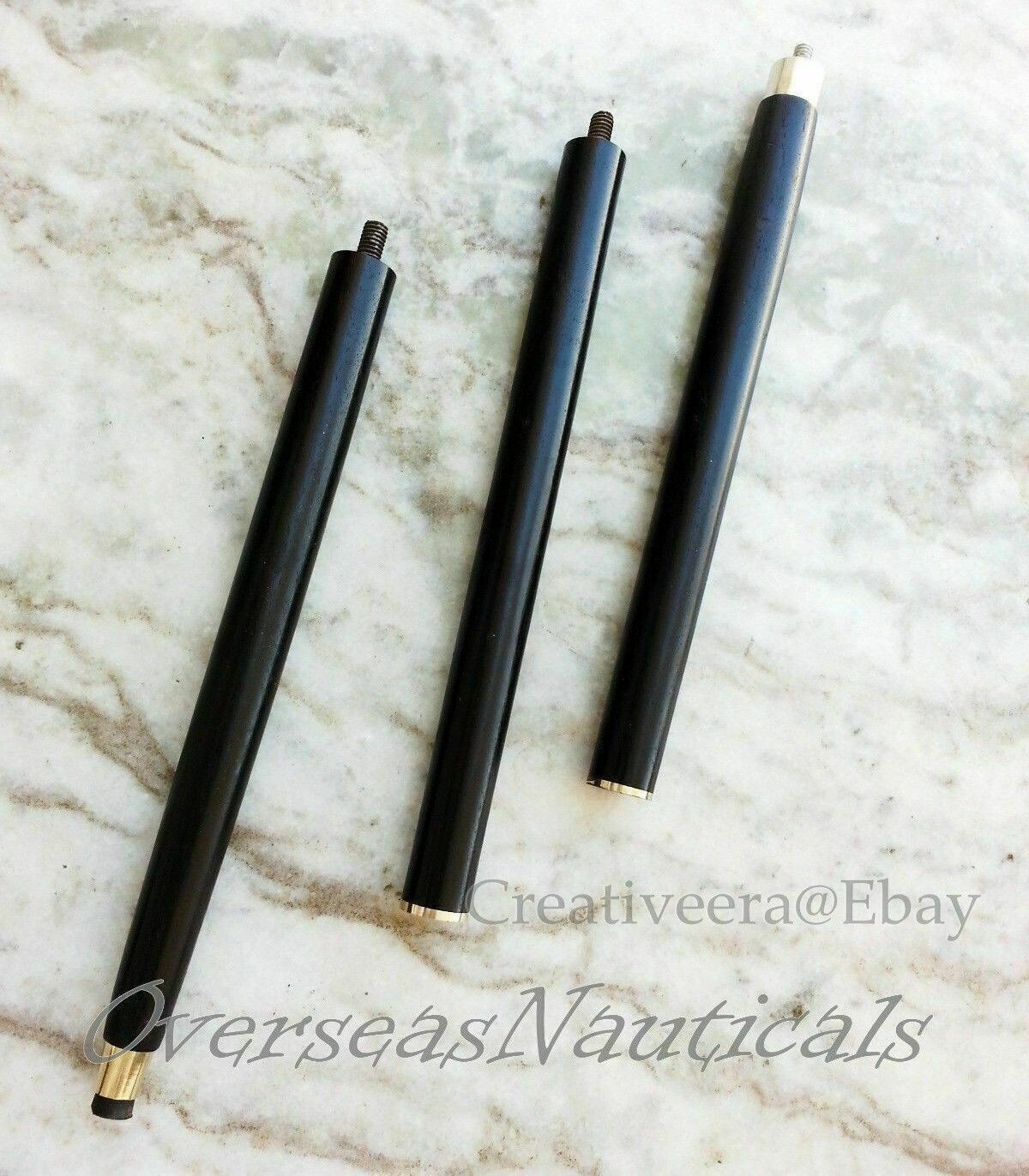 Solid Brass Telescope Design Head Handle Vintage … - image 5