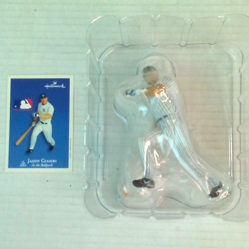 Hallmark Keepsake Ornament Jason Giambi NY Yankees 2003 New Open Box - Picture 3 of 5