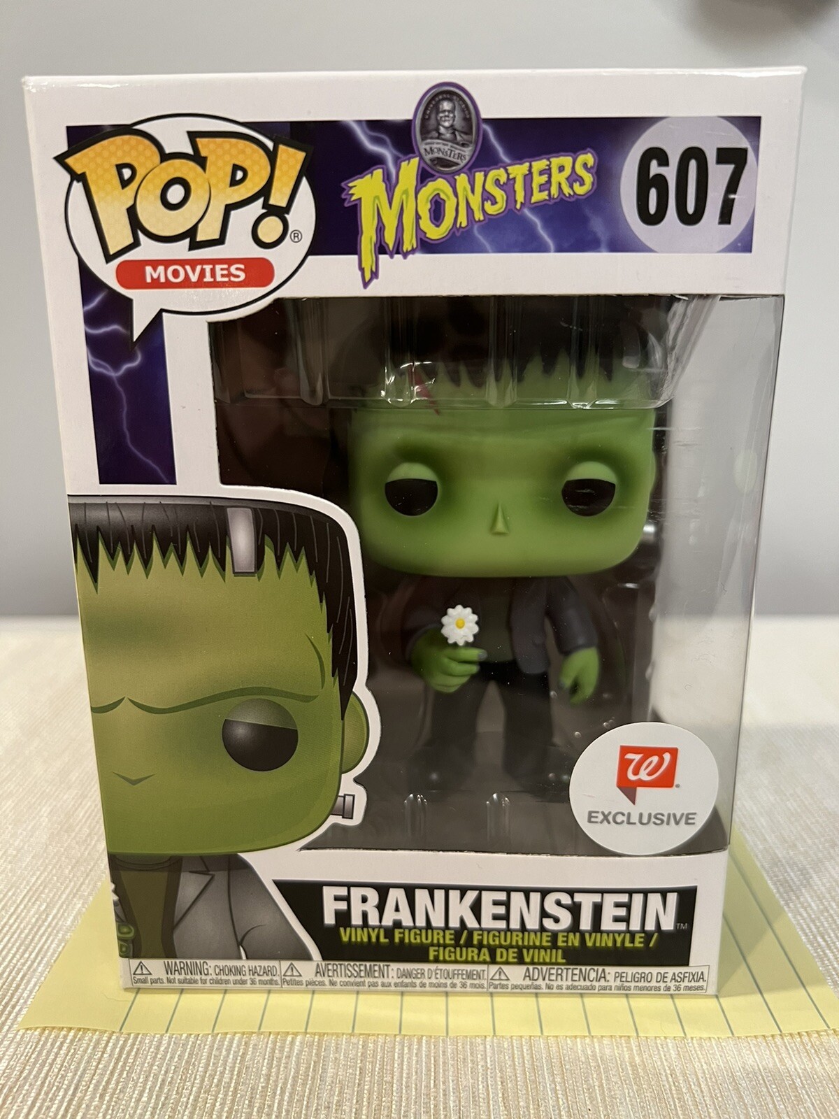 En Oferta Funko Pop! Monstruos Universales: Frankenstein Con Flor #607 Walgreens Excelente (2 De 3)