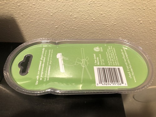 Hunter 99106 Indoor Add-On Ceiling Fan Wireless Receiver, 3-speed Simple Connect - Picture 5 of 5