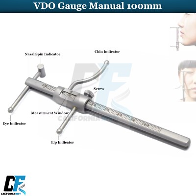 VDO Gauge Dental Venus Apollo Gauge Measurment Pin On Dentistry Instruments New