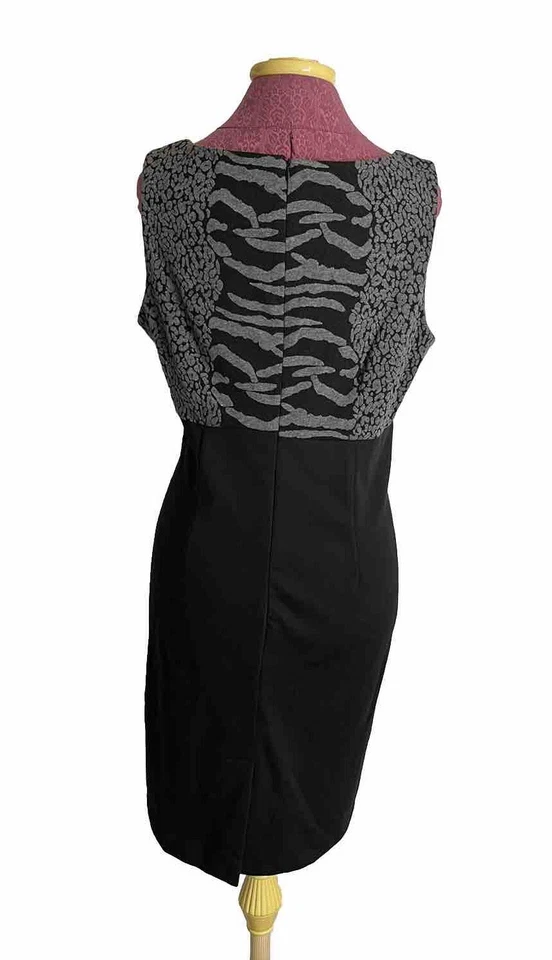 Conjunto doble de vestido para mujer Julian Taylor gris talla 14 Foto 3 de 4