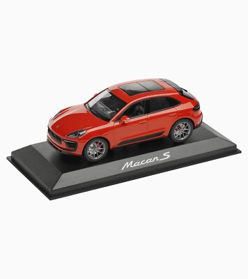 MEGA RARE PORSCHE MACAN S III TURISMO PAPAYA ORANGE 1:43 SPARK (HÄNDLERMODELL)