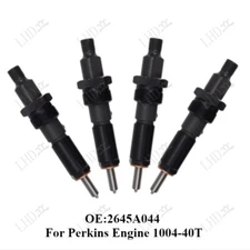 4 Pcs Fuel Injectors U2645A044 2645A044 For Perkins Engine 1004-40T