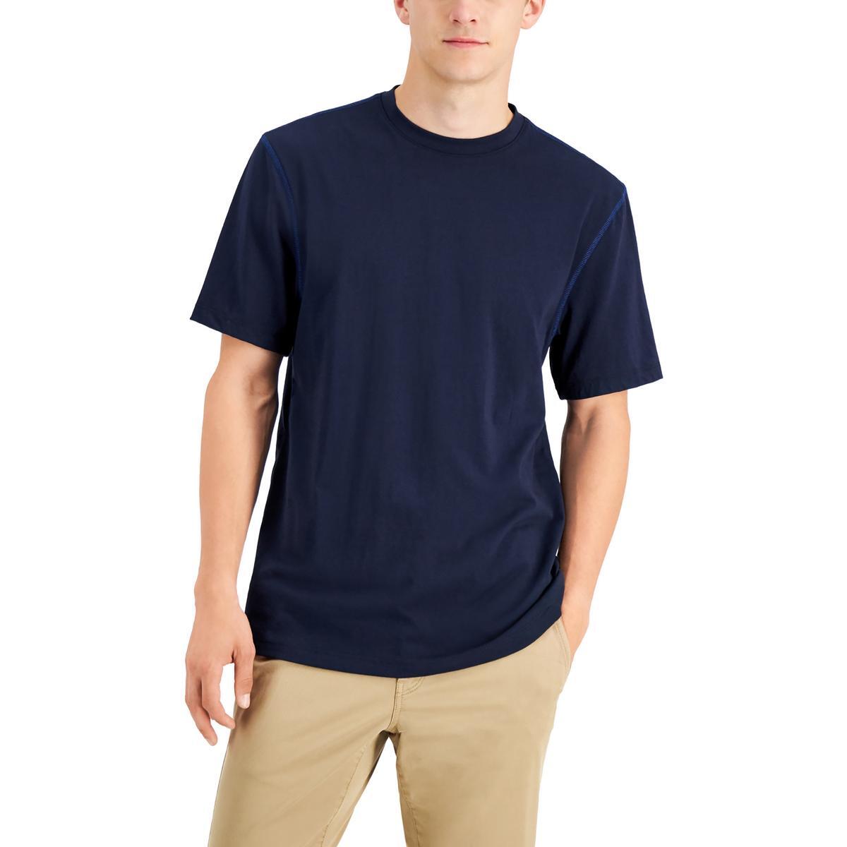 Футболка Club Room Ringer темно-синяя в полоску M BHFO 6861 2090₽