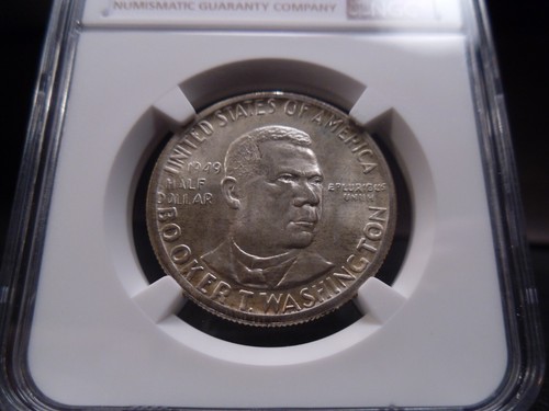 1949-D MS67 Booker T. Washington Silver Commemorative NGC Certified Superb Gem - Picture 4 of 8