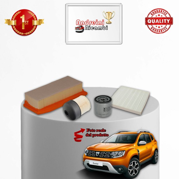Set Service 4 Filter Dacia Duster Ii 1.5 Dci 80KW 109CV Von 2018->-image