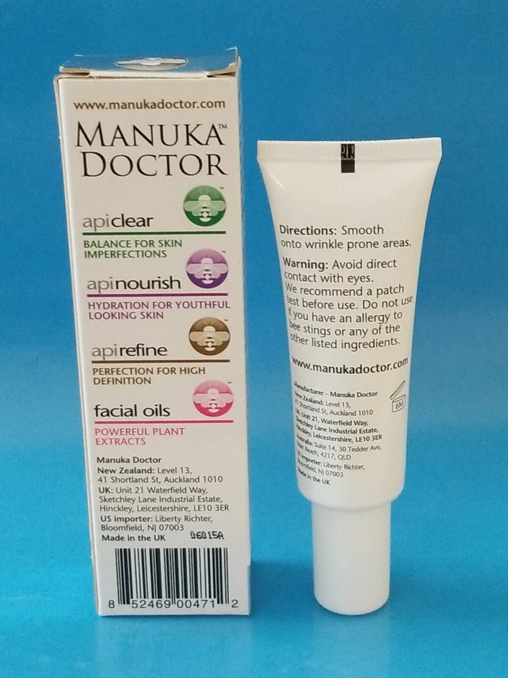 Relleno de arrugas MANUKA DOCTOR Apirefine para alta definición 0,51 OZ (Nuevo #4712) Foto 3 de 4