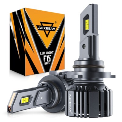 AUXBEAM 9006 Canbus LED Headlight Bulbs Conversion Kit Low Beam 90W 6500K White