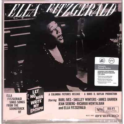 Ella Fitzgerald / LET NO MAN WRITE MY EPITAPH (ACOUSTIC SOUNDS) (LP) / Verve / 