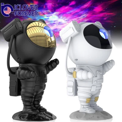 ICLOVERFOREVER Star Galaxy Astronaut Projector Light Starry Space Night Lamp Kids Room Decor