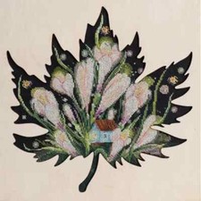 Leaf Counted Cross Stitch Kit on Canvas A Perfect Gift