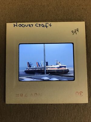 35mm SLIDE - 1978 ENGLAND Hovercraft SEASPEED FERRY Princess Anne MM3.#2.344