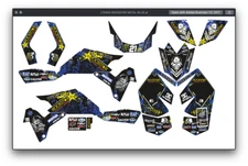 Fits Suzuki LTR450R GRAPHIC KIT STIKERS DECAL kit LTR 450r all years racing