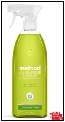 Method All-Purpose Cleaner Spray, Lime + Sea Salt, Plant-Based and Biodegradabl