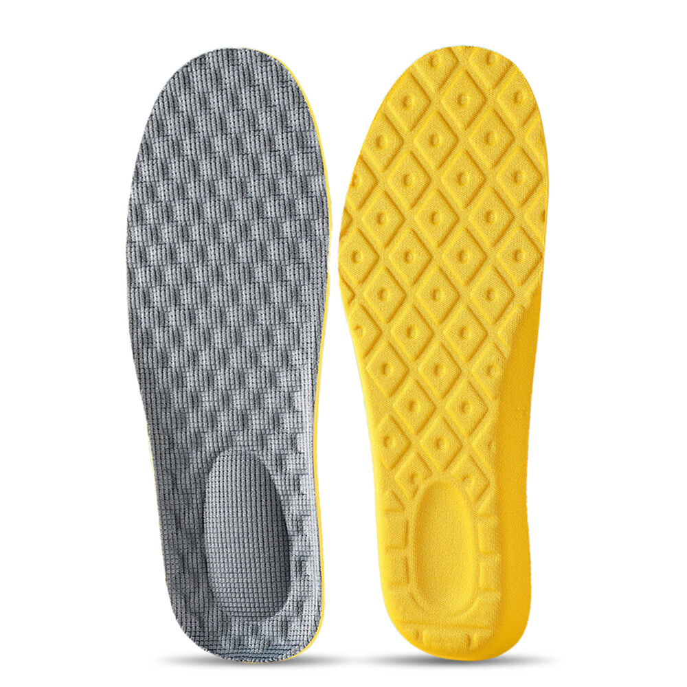 Semelles Intérieures Super Douces Pour Sport - Blanc/Jaune - X.Z.MOONLIGH