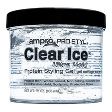 Ampro Pro Styl Clear Ice Gel - 32 oz Hair Gel