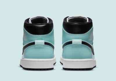 Nike Air Jordan 1 Mid Shoes Aqua Blue Tint BQ6472 300 - SIZE