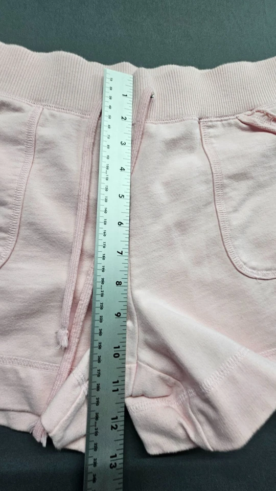 CATO Mujer Pantalones Cortos Pull On Rosa Cintura Elástica Cordón Talla Mediana Bolsillos Foto 4 de 4
