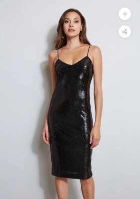 elie tahari black cocktail dress Sleeveless Sequin Slip Size 4 $298 NEW Party Size:Regular US 2 / burgundy color-family:Black Black lace dress Dress More Details Brand