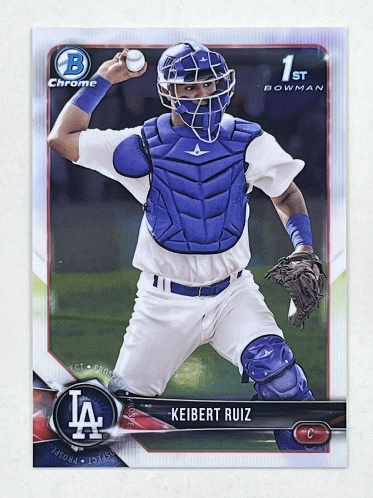 Keibert Ruiz 2018 Bowman Chrome Propects 1st #BCP79 MLB LA Dodgers Card