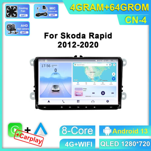 Android Car Radio For Skoda Rapid NH3 NH1 2012-2020 Multimedia 4G GPS Navigation - Picture 32 of 32