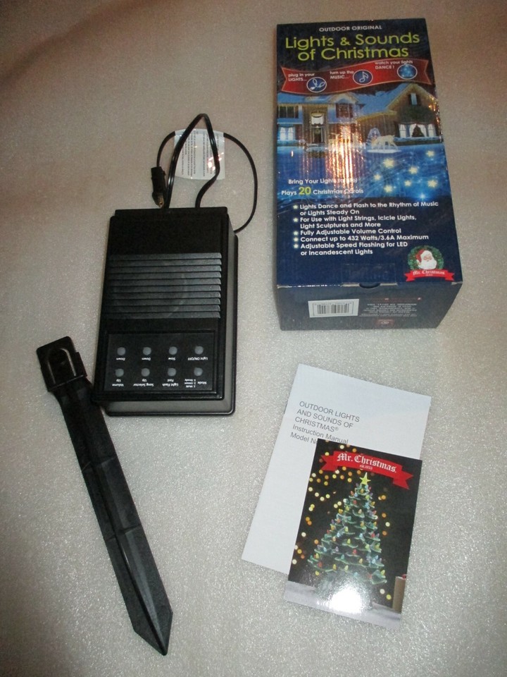 NEW Mr Christmas Lights And Sounds Of Christmas 20 Song Light Show | eBay