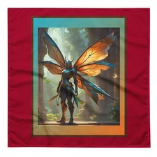 "Dragonfly Guardian" Bandana Sci-fi Fantasy Knight Elf Mistress