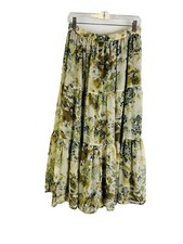 Vintage Y2K Cottagecore Milk Maid Womens Small Skirt Tiered Floral Flowy