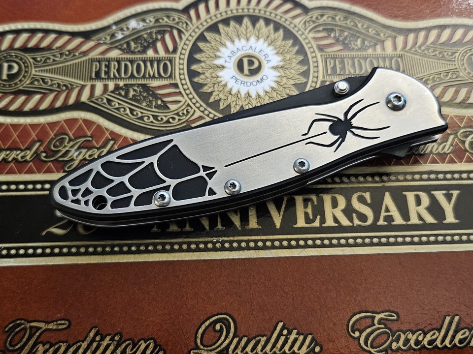 Rare Kershaw 1660OCC Orange County Choppers Spider Leek Knife eBay