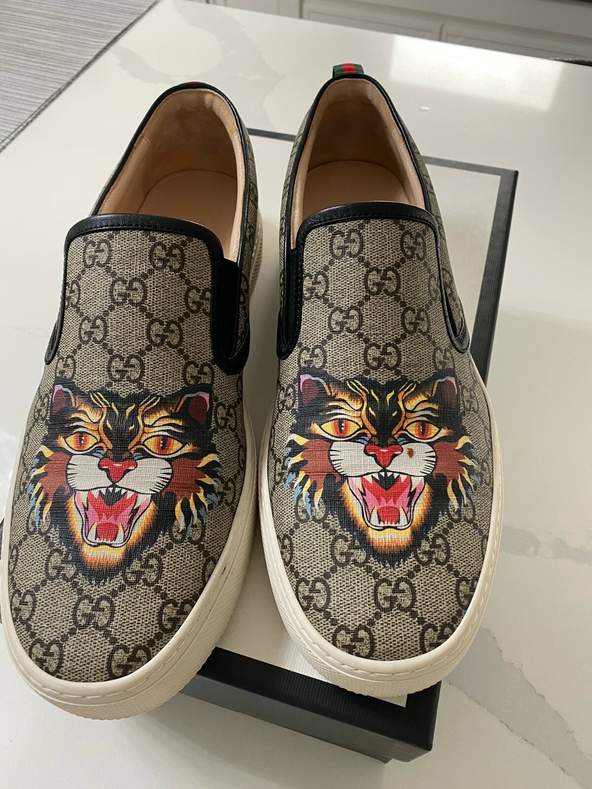 Купить Gucci “Angry Cat” Slip On 