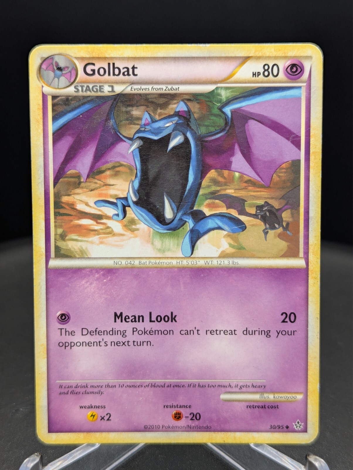 Pokemon Card Trading Card Game Unleashed No. 30/95 Golbat MP
