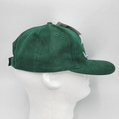 Vintage Milwaukee Bucks Hat Cap Strapback Green Drew Pearson 