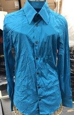 Versace Aqua Dress Shirt Size 14 1/2 / 37