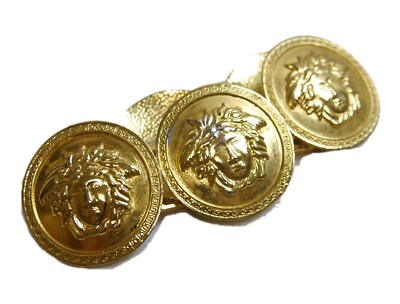 ヴェルサーチ ヴィンテージ ブレスレット メデューサ コインモチーフ Authentic versace Bracelet coin medusa Metallic #3632 | eBay