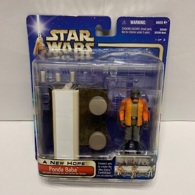 Star Wars Saga Sammlung | Ponda Baba | 1 von 3 | 2002 | Hasbro | Sealed & OC |