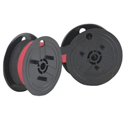 5XFarbband - schwarz-rot- für Swintec 4500 DP als Doppelspule-Swintec4500DP- ...