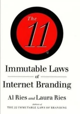 The 11 Immutable Laws of Internet Branding - 9780060196219, hardcover, Al Ries